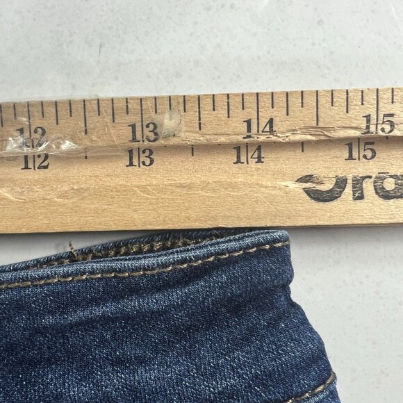 Judy Blue Jean Women 28x25* Crop Flare Skinny Mid Rise Blue Stretch Denim Tag 28 - Picture 16 of 16